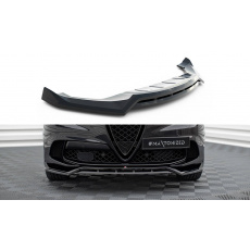 Maxton Design spoiler pod přední nárazník pro Alfa Romeo Stelvio, černý lesklý plast ABS, Quadrifoglio