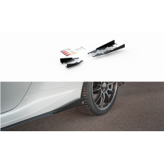 Maxton Design křidélka bočních difuzorů pro Toyota GR Yaris Mk3, černý lesklý plast ABS
