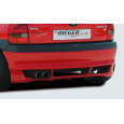 Rieger spoiler pod zadní nárazník (varianta 2) pro Opel Corsa B 3-dvéř., 5-dvéř. (do r.v. 97) r.v. 02/93-09/96, plast ABS bez povrchové úpravy