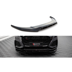 Maxton Design spoiler pod přední nárazník ver.3 pro Audi RSQ8 Mk1, černý lesklý plast ABS