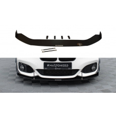 Maxton Design "Racing" spoiler pod přední nárazník ver.2 pro BMW řada 1 F20- F21 Facelift, plast ABS bez povrchové úpravy