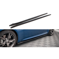 Maxton Design difuzory pod boční prahy pro Infiniti G37, plast ABS bez povrchové úpravy, Coupe