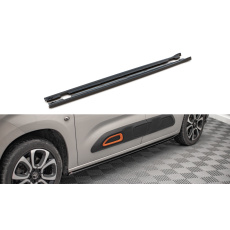 Maxton Design difuzory pod boční prahy pro Citroen Berlingo Mk3, plast ABS bez povrchové úpravy