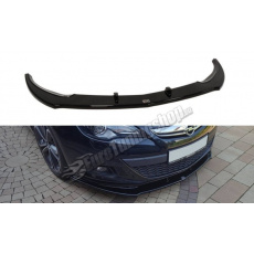 Maxton Design spoiler pod přední nárazník pro Opel Astra J (Mk4), černý lesklý plast ABS, GTC