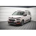 Maxton Design spoiler pod přední nárazník pro Citroen Berlingo Mk3, černý lesklý plast ABS