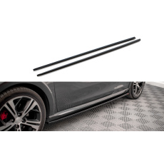 Maxton Design difuzory pod boční prahy pro Peugeot 208 Mk1 GTI, Carbon-Look