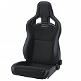 Sportovní sedačka RECARO Cross Sportster CS, sklopná, vyhřívaná, s airbagem, černá koženka / černá Dynamica