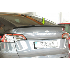 Rieger prodloužení víka kufru pro Tesla Model Y 003, plast ABS v matné černé