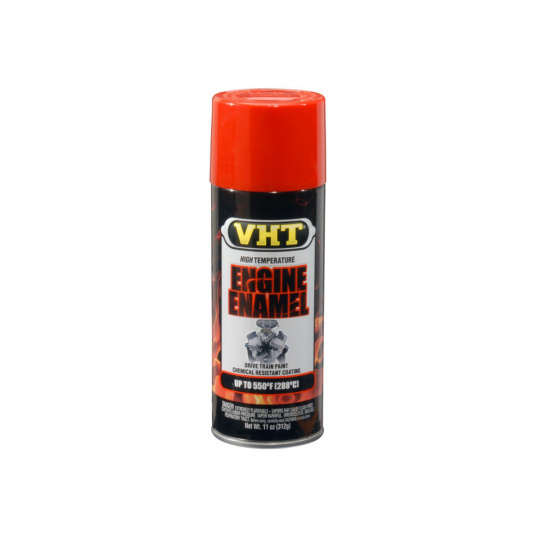 VHT Engine Enamel barva na motory do teploty až 288°C, barva: červená Chevy Orange Red