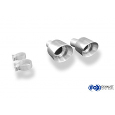 Fox Sportauspuff koncovka výfuku 1x130 Typ 24 na obou stranách pro Hyundai i30 N Fastback Facelift Fox Sportauspuff koncovka výfuku 1x130 Typ 24 na obou stranách pro Hyundai i30 N Fastback Facelift