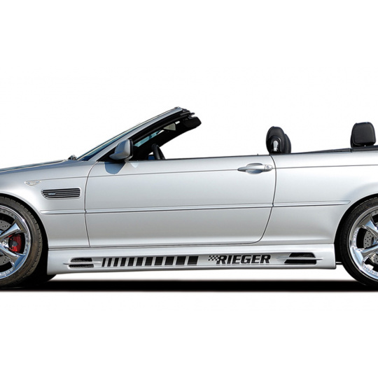 Rieger boční práh (175mm) mont. strana levá pro BMW řada 3 E46, E46 M3 compact, kabriolet, kupé, sedan vč. faceliftu, r.v. 02/02-, 02/98-12/01, 06/00-, plast ABS bez povrchové úpravy, s prolisem, s prolisem a dvěma výřezy Rieger boční práh (175mm) mont. strana levá pro BMW řada 3 E46, E46 M3 compact, kabriolet, kupé, sedan vč. faceliftu, r.v. 02/02-, 02/98-12/01, 06/00-, plast ABS bez povrchové úpravy, s prolisem, s prolisem a dvěma výřezy