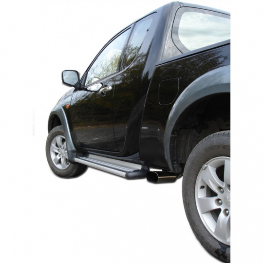 Fox Sportauspuff koncový díl výfuku s koncovkou 160x80 Typ 50 pro Mitsubishi L200 KAOT Fourcap s motorem 2.5, Fourcap 4dvéř.