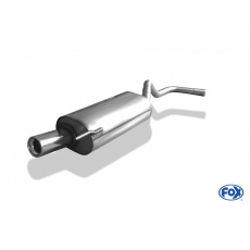 Fox Sportauspuff koncový tlumič výfuku s koncovkou 1x80 Typ 13 pro Volkswagen Polo 6N s motorem 1.0, 1.1, 1.3, 1.4, 1.6