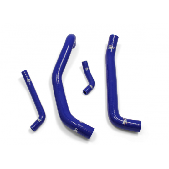 Samco Sport 4-dílná sada silikonových hadic pro vedení chladicí kapaliny pro Ford Escort Cosworth YBT92 2/1992 - 5/1994 s turbodmychadlem T35, barva: modrá Samco Sport 4-dílná sada silikonových hadic pro vedení chladicí kapaliny pro Ford Escort Cosworth YBT92 2/1992 - 5/1994 s turbodmychadlem T35, barva: modrá