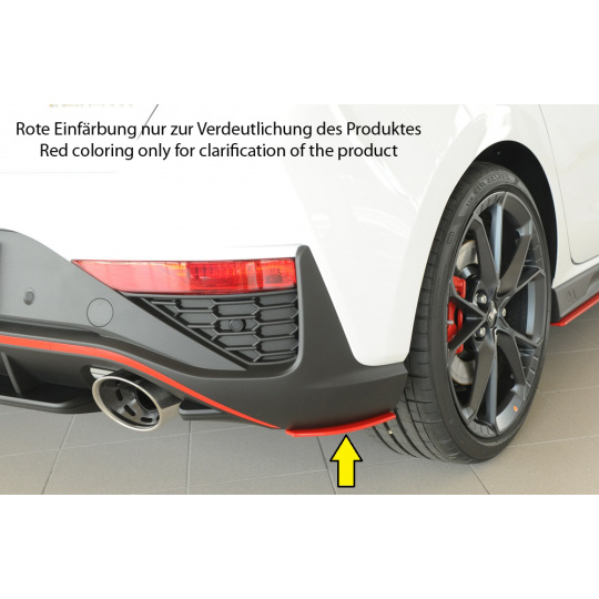 Rieger spoiler pod zadní nárazník na pravé straně pro Hyundai i30 N PDE 5-dvéř. (hatchback) r.v. 05/21-, plast ABS bez povrchové úpravy Rieger spoiler pod zadní nárazník na pravé straně pro Hyundai i30 N PDE 5-dvéř. (hatchback) r.v. 05/21-, plast ABS bez povrchové úpravy