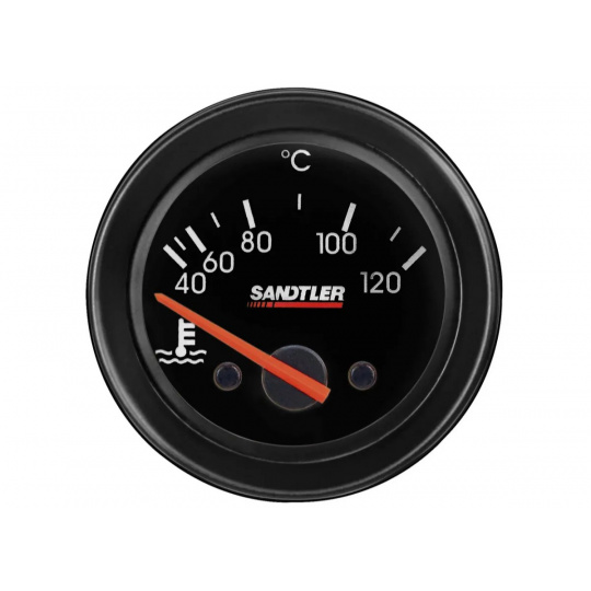 Sandtler série Racing přídavný ukazatel - teplota vody, barva: černá Sandtler série Racing přídavný ukazatel - teplota vody, barva: černá