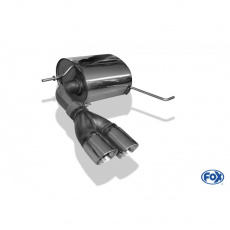 Fox Sportauspuff koncový tlumič výfuku s koncovkou 2x80 Typ 25 pro Volkswagen Tiguan II Diesel 2016- s motorem 2.0 TDI, 4-motion