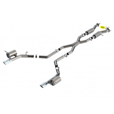 Borla Cat-Back výfukový systém "ATAK" pro Dodge Durango SRT Hellcat 6,2l s aut. převodovkou, 4-dvéř., r.v. 2021, typ koncovek: chromové Borla Cat-Back výfukový systém "ATAK" pro Dodge Durango SRT Hellcat 6,2l s aut. převodovkou, 4-dvéř., r.v. 2021, typ koncovek: chromové