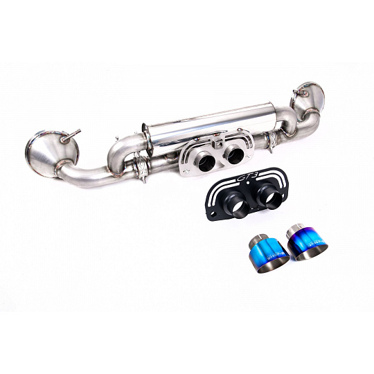 Milltek Sport koncový tlumič(e) pro Porsche 911 992.1 GT3 2021-2024, GT-100 titanově modré koncovky Milltek Sport koncový tlumič(e) pro Porsche 911 992.1 GT3 2021-2024, GT-100 titanově modré koncovky