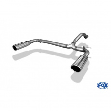 Fox Sportauspuff koncový tlumič výfuku s koncovkou 115x85 Typ 36 na obou stranách pro Mercedes třída M W163 s motorem 2.7 CDI, 3.2, 3.7, 4.0 CDI, 4.3