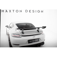 Maxton Design zadní křídlo s úzce rozkročenými držáky pro Porsche Cayman 982c, pravý karbon Maxton Design zadní křídlo s úzce rozkročenými držáky pro Porsche Cayman 982c, pravý karbon