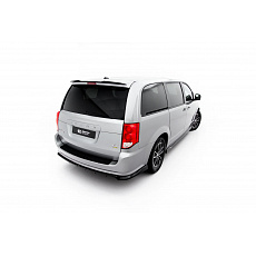 Maxton Design prodloužení spoileru pro Dodge Grand Caravan Mk5 Facelift, černý lesklý plast ABS Maxton Design prodloužení spoileru pro Dodge Grand Caravan Mk5 Facelift, černý lesklý plast ABS