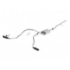 Borla Cat-Back výfukový systém "Touring" s koncovkami z boku pro Chevrolet Silverado 1500 5,3l EC/SB 78,7", CC/SHB 69,3", WB 143,5", r.v. 2014-2018, vč. Silverado 1500 LD (2019), typ koncovek: černé Borla Cat-Back výfukový systém "Touring" s koncovkami z boku pro Chevrolet Silverado 1500 5,3l EC/SB 78,7", CC/SHB 69,3", WB 143,5", r.v. 2014-2018, vč. Silverado 1500 LD (2019), typ koncovek: černé