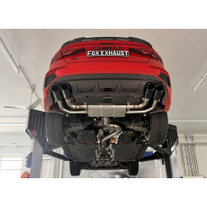Fox Sportauspuff poloviční výfukový systém od katalyzátoru s výfukovými klapkami s koncovkou 2x106x71 typ 32 černá na obou stranách pro Audi S3 GY 2020- s motorem 2.0 l Fox Sportauspuff poloviční výfukový systém od katalyzátoru s výfukovými klapkami s koncovkou 2x106x71 typ 32 černá na obou stranách pro Audi S3 GY 2020- s motorem 2.0 l