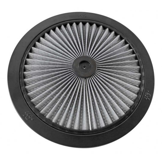 K&N univerzální X-Stream filtr s vnějším průměrem 356 mm a výškou 25 mm, šedo-černý