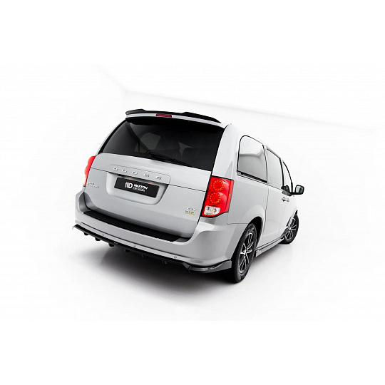 Maxton Design spoiler pod zadní nárazník s žebrováním pro Dodge Grand Caravan Mk5 Facelift, černý lesklý plast ABS Maxton Design spoiler pod zadní nárazník s žebrováním pro Dodge Grand Caravan Mk5 Facelift, černý lesklý plast ABS