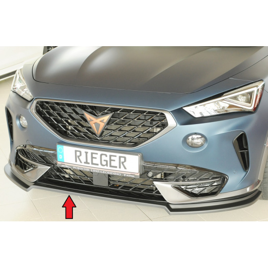 Rieger lipa pod přední nárazník pro Cupra Formentor KM, 07/20-, plast ABS bez povrchové úpravy