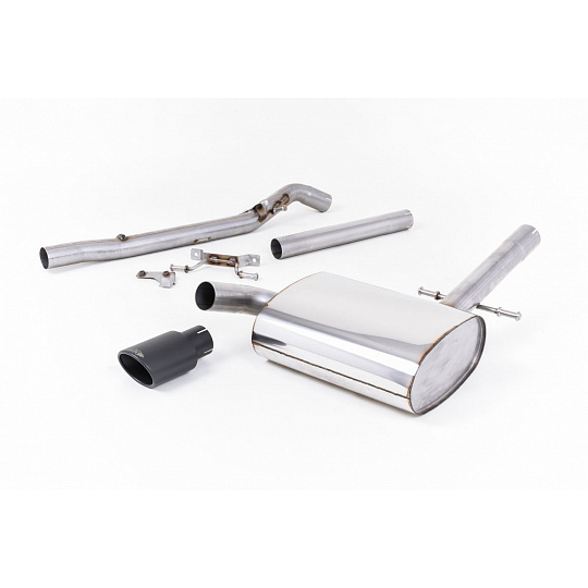 Milltek Sport výfukový systém cat-back bez rezonátoru (hlasitější) pro Volkswagen Corrado G60 1.8 1988-1991, typ koncovek: černé Milltek Sport výfukový systém cat-back bez rezonátoru (hlasitější) pro Volkswagen Corrado G60 1.8 1988-1991, typ koncovek: černé