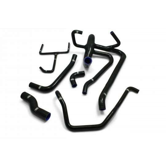 Samco Sport 6-dílná sada silikonových hadic pro vedení chladicí kapaliny pro Ford Mustang Shelby GT-500 2013 - on "5.8l V8 Supercharged bez ""Factory Track Pack""", barva: modrá