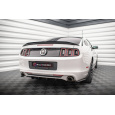 Maxton Design vložka zadního nárazníku pro Ford Mustang Mk5 Facelift, černý lesklý plast ABS