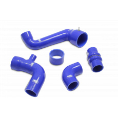 Samco Sport 5-dílná sada silikonových hadic pro vedení tlakového vzduchu pro Ford Fiesta RS 1990 - 1992 Turbo (With 25mm Dump Valve Connection on Crossover Hose), barva: modrá