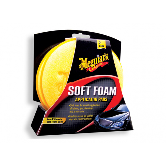 Meguiar's Soft Foam Applicator Pads - pěnové aplikátory, balení: 2 kusy