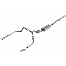 Borla Cat-Back výfukový systém "Touring" pro GMC Sierra 1500 6.2L V8, automat, 2WD/4WD, EC s SB (6'7") 147.4" WB/ CC s SB (5'10") 147.4" WB, r.v. 2024, chromové koncovky Borla Cat-Back výfukový systém "Touring" pro GMC Sierra 1500 6.2L V8, automat, 2WD/4WD, EC s SB (6'7") 147.4" WB/ CC s SB (5'10") 147.4" WB, r.v. 2024, chromové koncovky