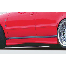 Rieger boční práh mont. strana levá pro Audi A4 B5 avant, sedan, r.v. 11/94-98, 99-12/00, plast ABS bez povrchové úpravy, "flat version"