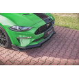Maxton Design "Street Pro" spoiler pod přední nárazník ver.2 pro Ford Mustang MK6 GT Facelift, plast ABS bez povrchové úpravy