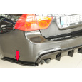 Rieger spoiler pod zadní nárazník na levé straně pro BMW řada 3 E91 touring r.v. 09/08-, plast ABS lakovaný do černé lesklé barvy