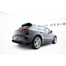 Maxton Design boční difuzory pod zadní nárazník ver.2 pro Porsche Macan Mk1 Facelift, černý lesklý plast ABS, GTS / Sport Design