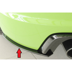 Rieger spoiler pod zadní nárazník na levé straně pro Audi TT RS 8J, 8J1-FV, 8S kupé, roadster před faceliftem r.v. 05/16-08/18, plast ABS bez povrchové úpravy