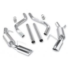 Borla Cat-Back výfukový systém "ATAK" pro Ford Mustang GT 4,6l V8 RWD 2-dvéř. Coupé/Convertible, r.v. od 05-09 Borla Cat-Back výfukový systém "ATAK" pro Ford Mustang GT 4,6l V8 RWD 2-dvéř. Coupé/Convertible, r.v. od 05-09