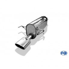 Fox Sportauspuff koncový tlumič výfuku s koncovkou 115x85 Typ 32 pro Opel Astra H s motorem 1.2, 1.3 CDTI, 1.4, 1.6, 1.7 CDTI, 1.8, 1.9 CDTI