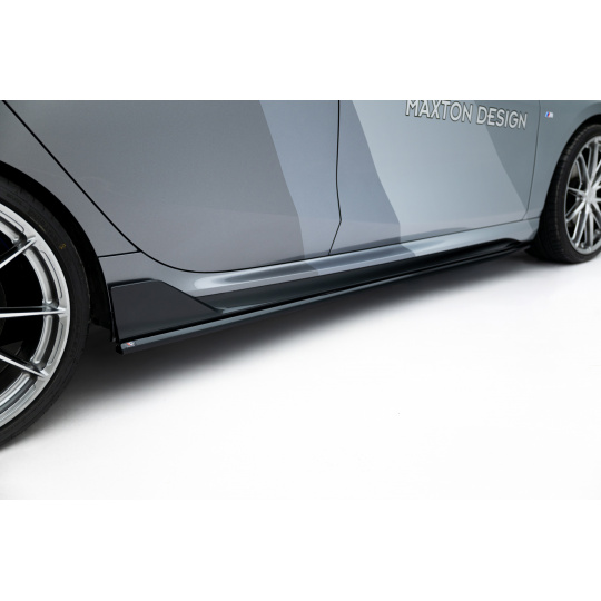 Maxton Design difuzory pod boční prahy pro BMW řada 1 F70, černý lesklý plast ABS, M Performance