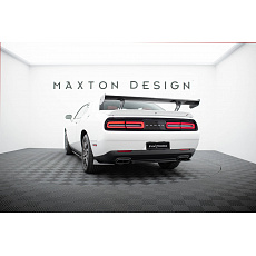 Maxton Design zadní křídlo s úzce rozkročenými držáky pro Dodge Challenger Mk3, pravý karbon