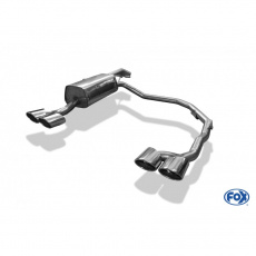 Fox Sportauspuff koncový tlumič výfuku s koncovkou 2x106x71 Typ 32 na obou stranách pro Citroen C4 2007- s motorem 1.4, 1.6