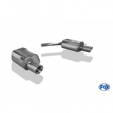 Fox Sportauspuff koncový tlumič výfuku s koncovkou 1x100 Typ 25 na obou stranách pro BMW Z4 E89 2009- s motorem 3.0