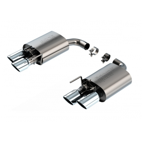 Borla koncový díl Axle-Back "S-Type" pro Ford Mustang GT 5,0l V8, automat/manual, RWD, 2-dvéř., Coupe/Cabrio, s Active Exhaust, r.v. 2024, typ koncovek: chromové Borla koncový díl Axle-Back "S-Type" pro Ford Mustang GT 5,0l V8, automat/manual, RWD, 2-dvéř., Coupe/Cabrio, s Active Exhaust, r.v. 2024, typ koncovek: chromové