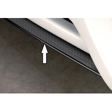 Rieger lipa pod přední nárazník Rieger pro Audi A5 B8, B81 kabriolet, kupé, Sportback před faceliftem, 06/07-07/11, plast ABS s povrchovou úpravou Carbon-Look, pod přední spoiler Rieger obj. kód K 00055401/06